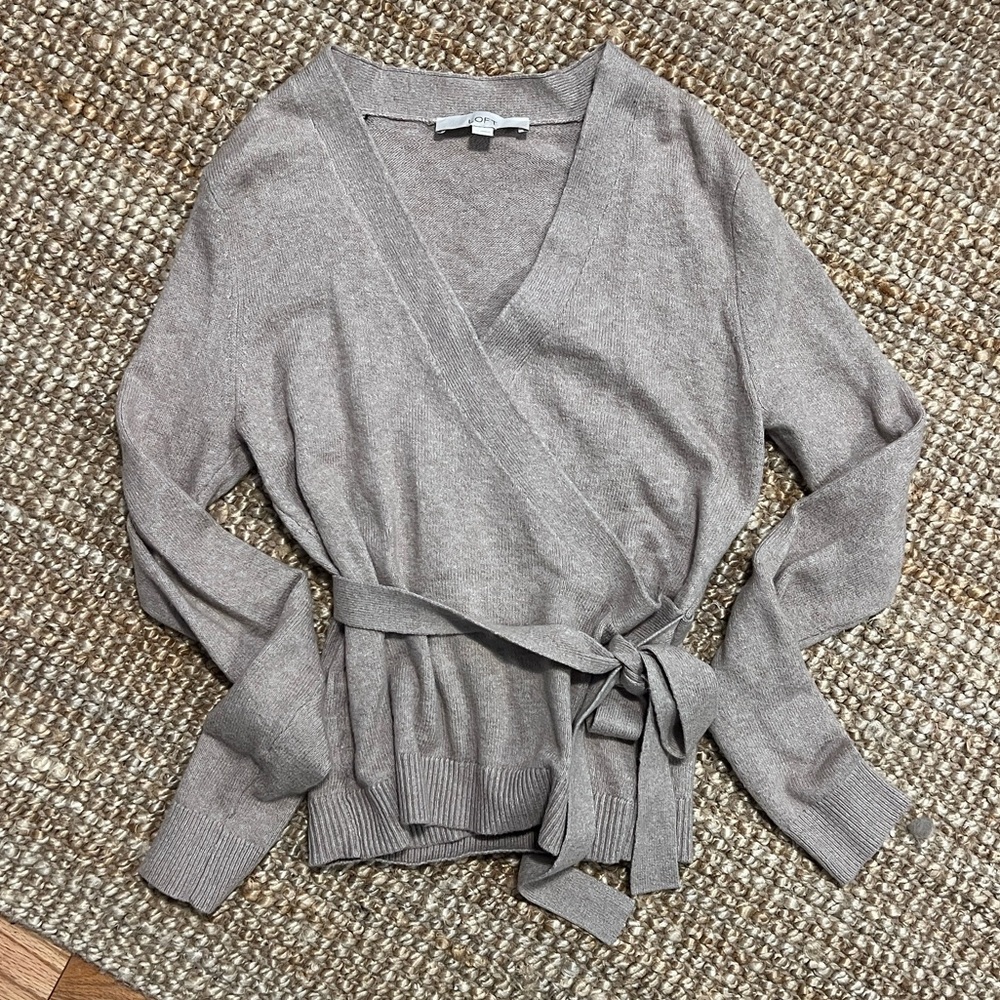 Loft Wrap Sweater - Picture 7 of 8